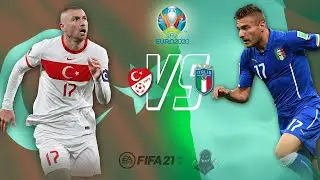 Turkey VS Italy | Euro2020 | FIFA 21 Gameplay 4K | ApexX