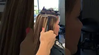 TAPE-IN EXTENSION PLACEMENT - TUTORIAL #hairextensions #tapeinextensions #tapeins #haireducation