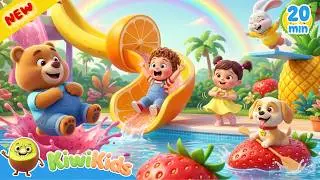 Dubi Dubi Dum Dum Fruits 🍊  & More Kids Rhymes | Dubi Dubi Dam Dam, Wheels on the Bus
