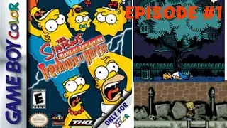 The Simpsons : Night of the Living Treehouse of Horror (Game Boy Color) - Episode 1