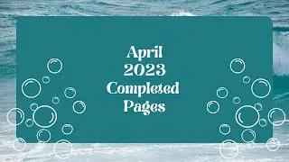 April 2023 Completed Coloring Pages