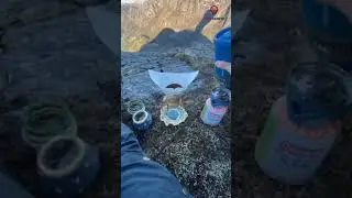 Brewing Coffee on Mountain ASMR
