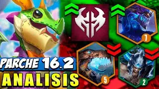 🤯 MUCHOS NERFEOS Y BUFOS | AN&Aacute;LISIS NOTAS del PARCHE 16.2 TFT