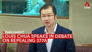 Louis Chua speaks in debate on repealing Section 377A