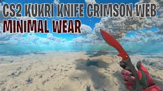Kukri Knife Crimson Web (Minimal Wear) | CS2 Skin Showcase #564