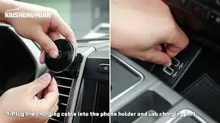 Magnetic Wireless Car Vent Mount Charger & Phone Holder for Ford F 150