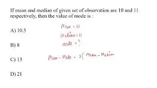 Find the value of mode