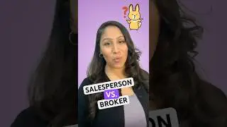 What's the different between a real estate salesperson and broker?