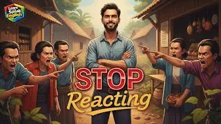Don&rsquo;t React to Everything | A Powerful English Story That Will Change How You See Life #lifelessons