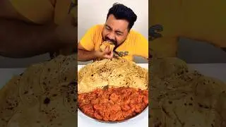 #eating 4KG SOYA CHAAP & BUTTER ROTI #challenge 😍🔥 #shorts #eatingshow #indianfood
