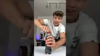 Coke & Mentos Bottle INSIDE Balloon! *Experiment!* - #Shorts