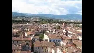 Lucques / Lucca - Vue panoramique et balade dans les rues