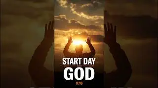 Start Your Day With God | Powerful 1-Minute Morning Prayer for Peace & Strength🙏 ✨  💛 🕊️  📖 💫#short