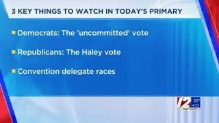 Rhode Islanders head to the polls for presidental primary day