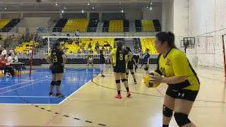 PIVOQ Bench Perlas Lady Spikers vs D Angels Set 2