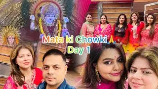 Delhi Wedding❤️|| Day 1 || Mata ki Chowki 🙏||#delhi #Delhi wedding #vlog #nainabaruvlogs 