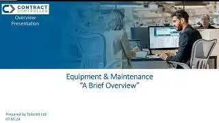 Contract Controller - Equipment & Maintenance Schedule