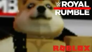 Failing in the Royal Rumble and commentating it as well (Roblox WWE 2K20)