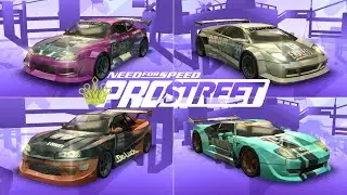 All RACE EDITION CARS In NFS PROSTREET (PSP)
