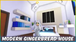 ADOPT ME MODERN GINGERBREAD HOUSE TOUR 🏠 Roblox Adopt Me Building Ideas and Hacks