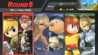 Super Smash Bros for WiiU Classic Mode Co-op w/ YukiRyuichi [60fps]