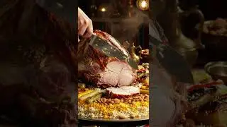 🔥🐪 Camel Roast is Ready to Cut | Traditional Arabian Feast | Saffron Rice & Juicy Meat ASMR