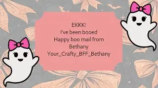 EEK! I've been booed by @Your_Crafty_BFF