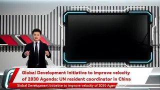 Global Development Initiative to improve velocity of 2030 Agenda: UN resident coordinator in China