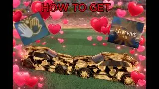 How to get high/low five for rocket league valentines event!