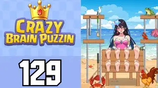 Crazy Brain Puzzle Level 129 Interrogate Octopus | Game Walkthrough
