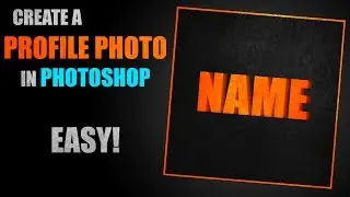 How to make a profile photo in photoshop
