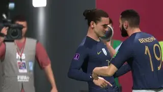 FIFA 23 PS5 - *WORLD CUP QATAR DLC* - FRANCE vs AUSTRALIA - WORLD CUP GROUP - 4K60FPS HDR GAMEPLAY