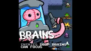 Brains Character Mod Gameplay (Dual Bolts) - Nuclear Throne