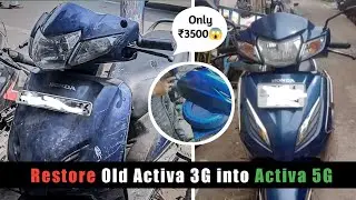 Restore Old Activa 3G Into Activa 5G | Honda Activa | Activa Service | Activa Repair At Home | UV |