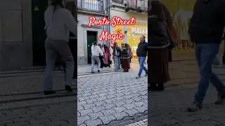 Porto Street Magic: Girls Dancing to Live Singer&rsquo;s Soulful Vibes 🎶✨ | Portugal Travel Vibes