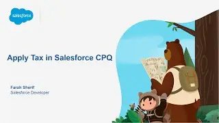 Tax Calculation in Salesforce CPQ