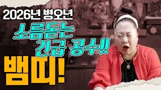 뱀띠!! 금전운과 문서운 쏟아지는 2026년 신점 긴급공수 [용한점집][띠별운세][천월신궁]