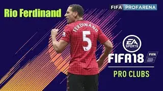 FIFA 18 PRO Club Rio Ferdinand Face