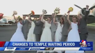 Church changes policy for couples married civilly to be sealed immediately