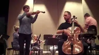 Roshko Brothers  - Johann Halvorsen - Passacaglia g-minor (excerpt) with Suwalki Chamber Orchestra
