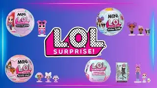 Unboxing Mini LOL Surprise | Move & Groove | Family Shops | Winter Family | Miniature Collection