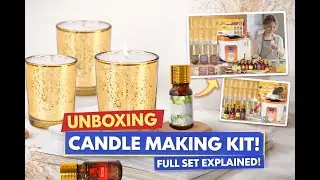 Unboxing & Exploring This Candle Making Kit - Everything in the Box Explained! | DIY Candle Craft
