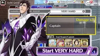 Ranged Captain Week!!! Guild Quest God EASILY Clears Very Hard - Bleach Brave Souls