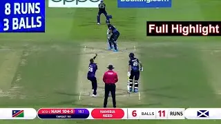 Namibia vs Scotland T20 World Cup Highlights ! sco vs nam Highlights World Cup 2021 HIghlights