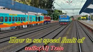 How to set speed limit of.. {traffic/overtaking}..train in open rails ! MSTS !