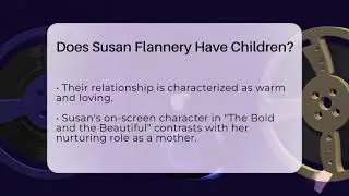 Does Susan Flannery Have Children? - Soap Opera Insider