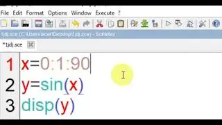 SciLab Tutorial For Beginners FULL  Everything you Need to know to Virtually Plot anything