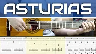 Asturias (Leyenda) - Isaac Albeniz (Easy Short Version) 🎸 Guitar Tutorial + Tabs 📄