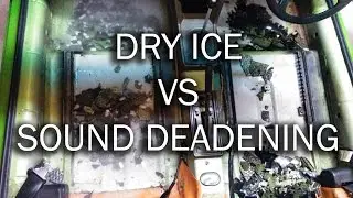How to Remove Sound Deadening with Dry Ice!