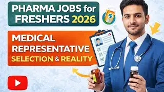 Pharma Jobs for Freshers | Medical Representative Career Reality (2026 Batch)
